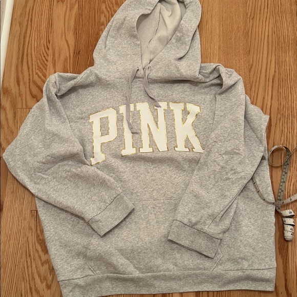 PINK Victoria's Secret Gray Hoodie - Picture 6 of 8